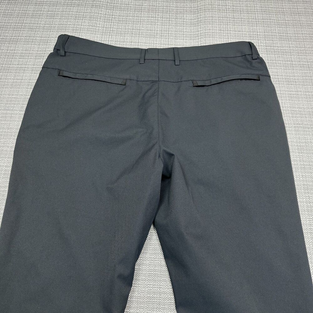 Jack Archer Pants Mens 35x30 Jetsetter Space Black Golf Chino 4 Way Stretch - Picture 9 of 12